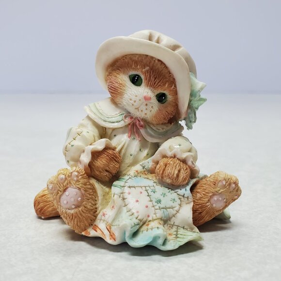 Calico Kittens "Our Friendship Is A Quilt Of Love" Figurine Collectible - Picture 5 of 9